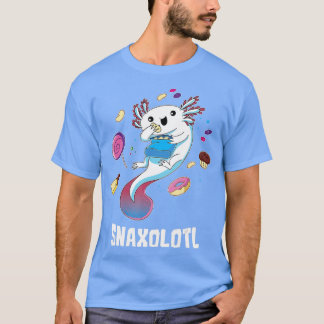 Camiseta Cute Axolotl Lover Snaxolotl (107)