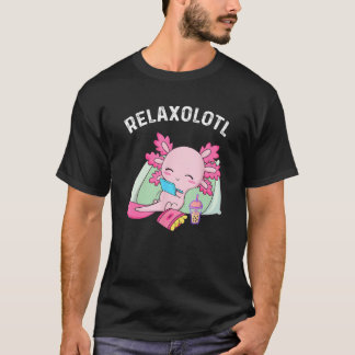 Camiseta Cute Axolotl Mexican Salamander Relaxolotl 3