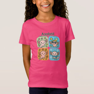 Camiseta Cute Axolotl Seasons Collection - Temporadas