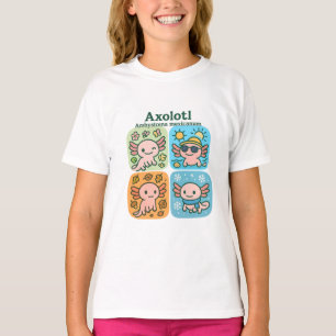 Camiseta Cute Axolotl Seasons Collection - Temporadas