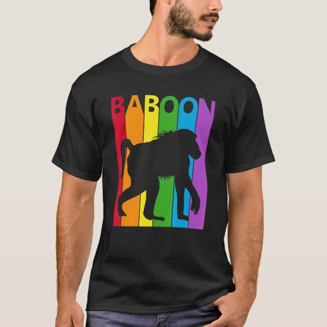 Camiseta Cute Baboon Costume Baboon Animal (Anverso)