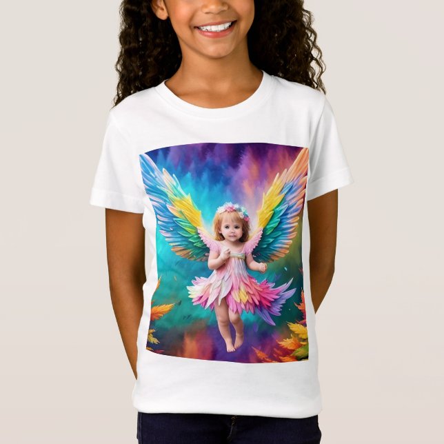 Camiseta Cute Baby Angel Wings Art-38424 (Anverso)