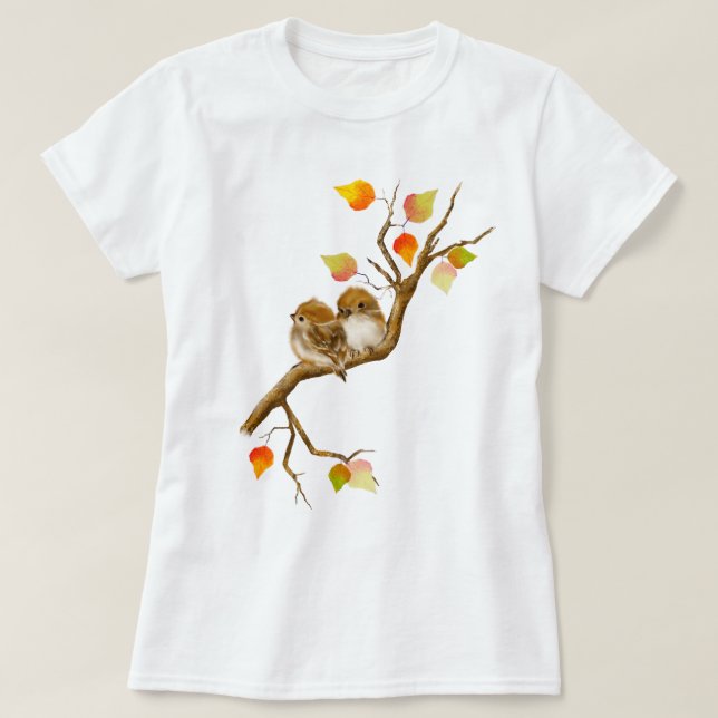 Camiseta Cute Baby Birds (Diseño del anverso)