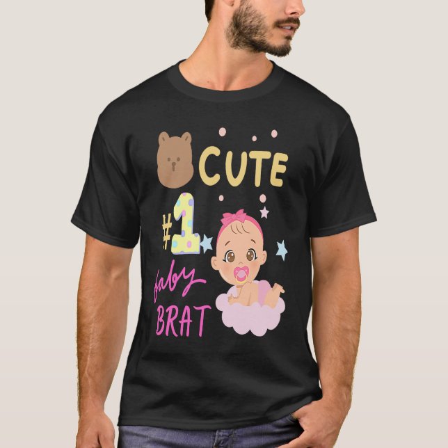Camiseta Cute Baby Brat Girl (Anverso)