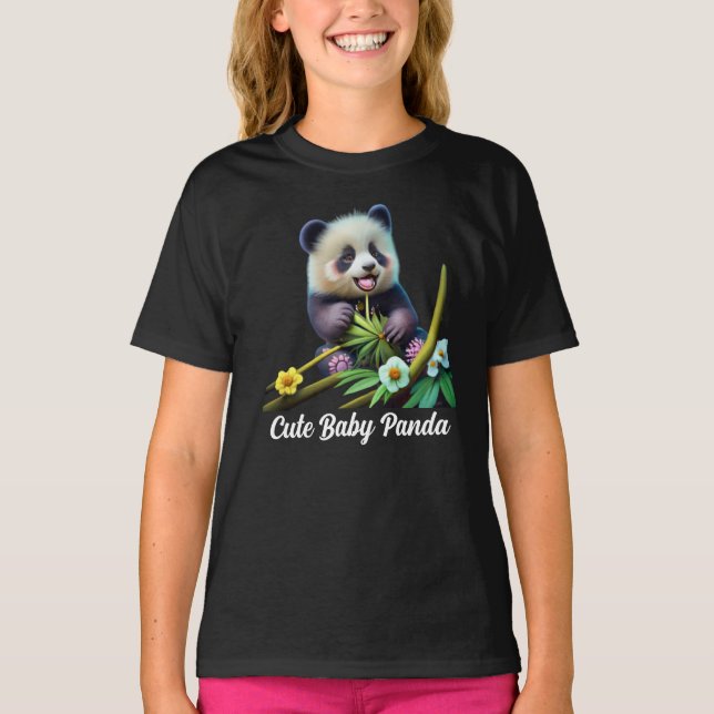 Camiseta Cute Baby Panda (Anverso)