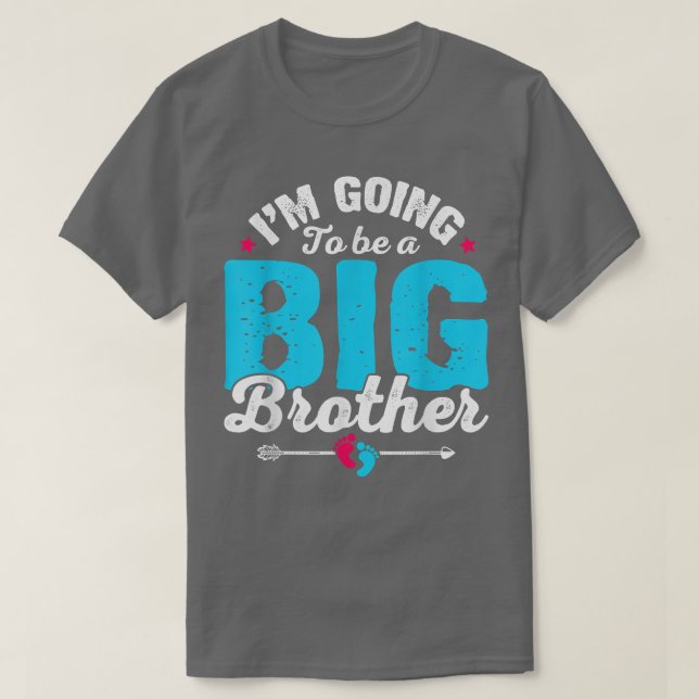 Camiseta Cute Baby Pregnancy Promoted Big Bro Soon To Be Br (Diseño del anverso)