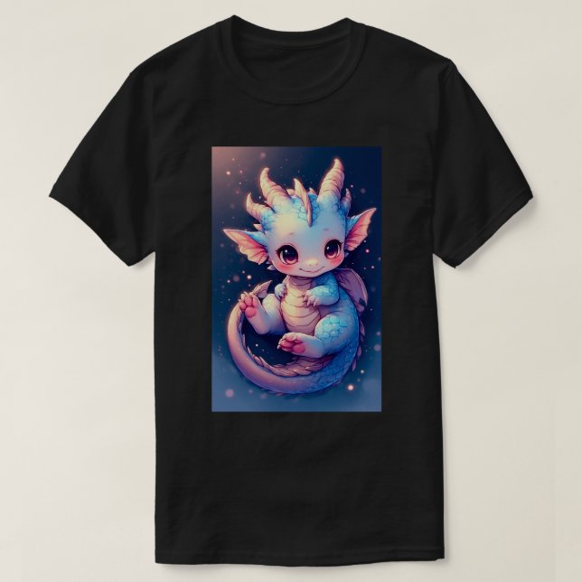Camiseta Cute Baby Rave Dragon Japanese Anime Kawaii Art 03 (Diseño del anverso)