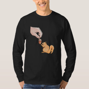 Camiseta Cute Baby Squirrel Red Squirrel Animal Amigo