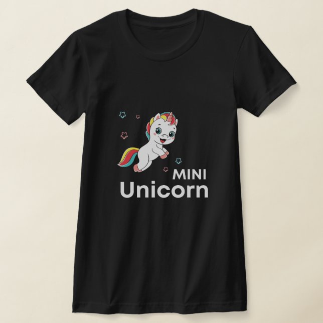 Camiseta Cute baby unicorn Moderno (Distribución)