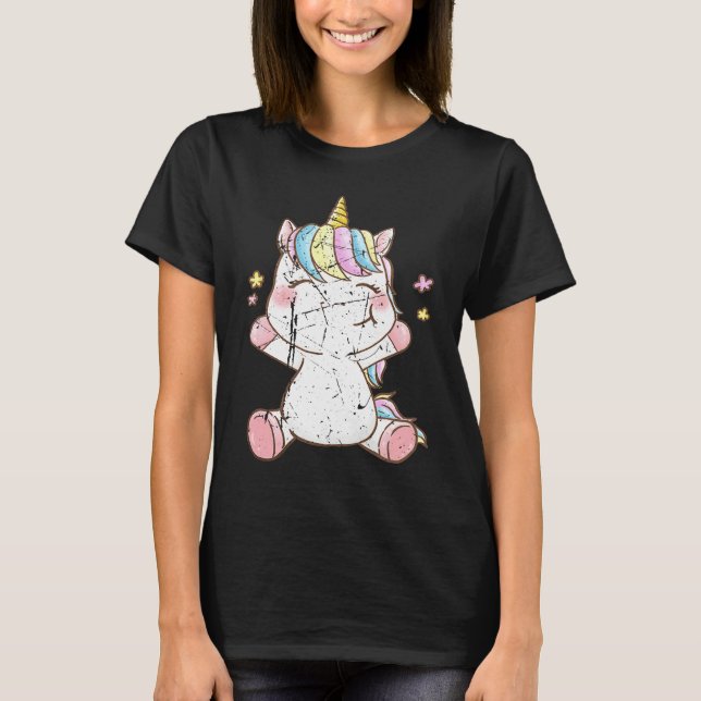 Camiseta Cute Baby Unicorn Unicorns Magical Creature Fans (Anverso)
