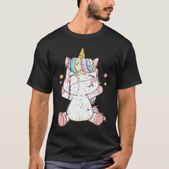 Camiseta Cute Baby Unicorn Unicorns Magical Creature Fans (Anverso)