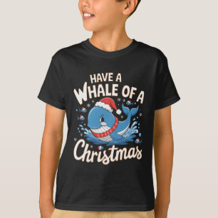 Camiseta Cute Ballena Santa Navidades Ocean Animal Lover Ho