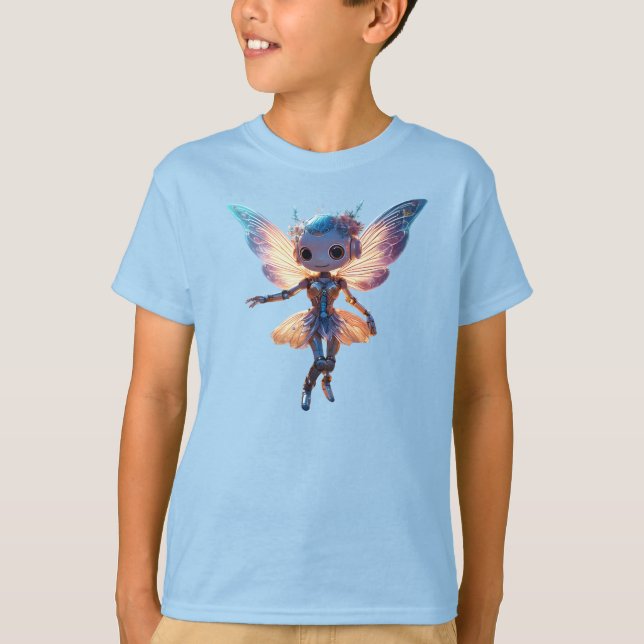 Camiseta Cute Ballerina Dancing Robot Pixie (Anverso)