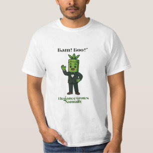 Camiseta Cute Bamboo Gentleman   Funny planta de Kawaii par