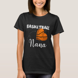 Camiseta Cute Basketball Heart Basketball Nana
