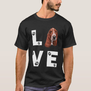 Camiseta Cute Basset Hound Dog Puppy Love Gift