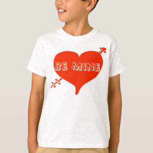 Camiseta Cute Be Mine Red Hearts Valentine