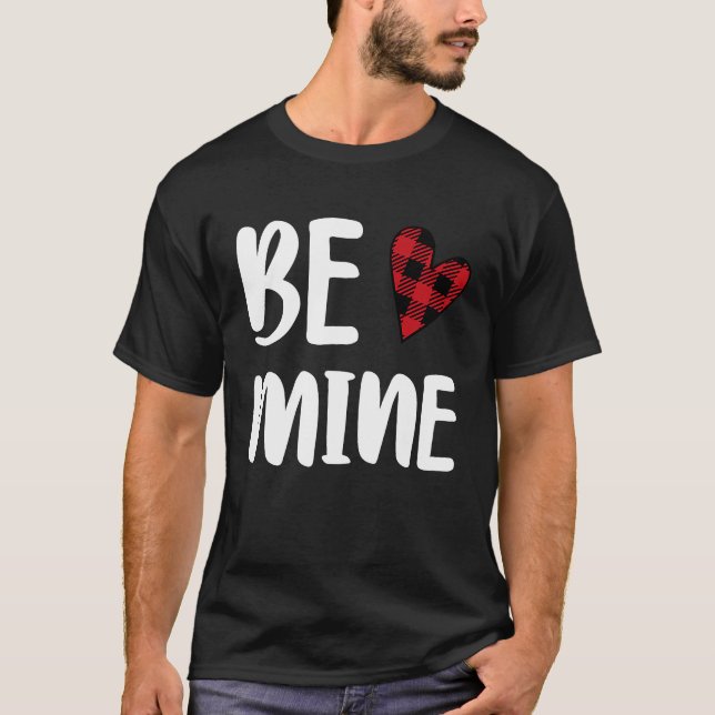 Camiseta Cute Be Mine Valentine's Day Valentine Romance Hea (Anverso)
