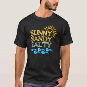 Camiseta Cute Beach Sunny Sandy Salty