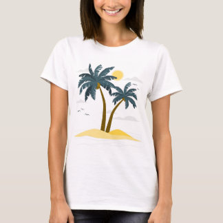 Camiseta Cute Beach Vacation Tropical Palm