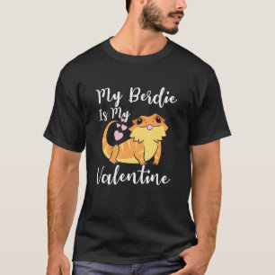 Camiseta Cute Bearded Dragon Valentines Day Beardie Reptile