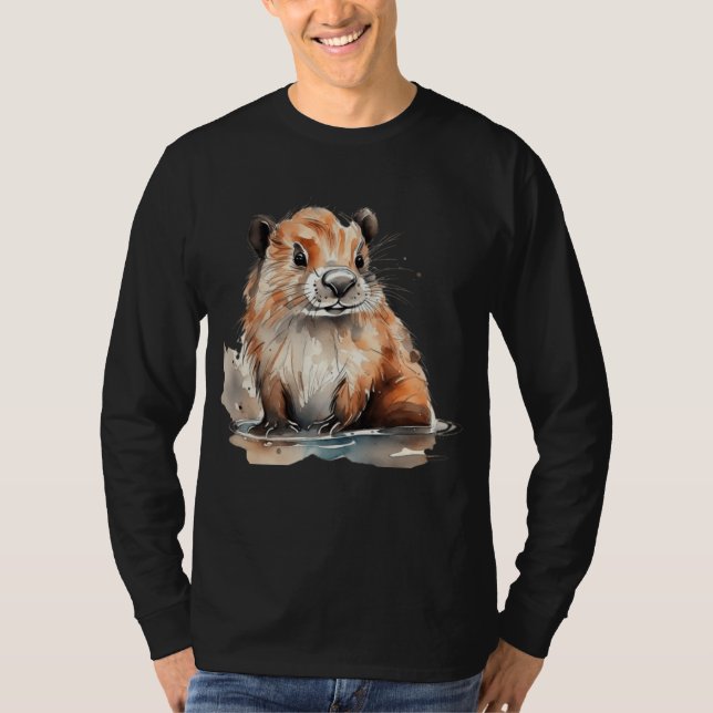 Camiseta Cute Beaver (Anverso)