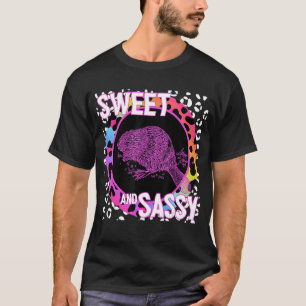 Camiseta Cute Beaver Nostalgia de los años 90 Leopardo Arco