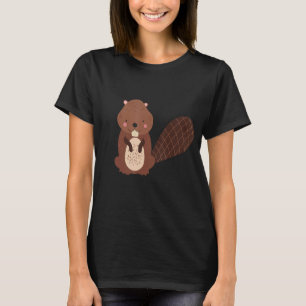 Camiseta Cute Beaver para los niños