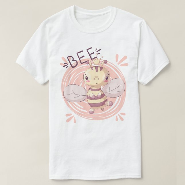 Camiseta Cute Bee (Diseño del anverso)