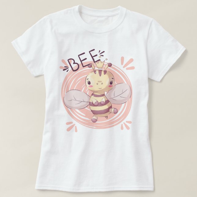 Camiseta Cute Bee (Diseño del anverso)