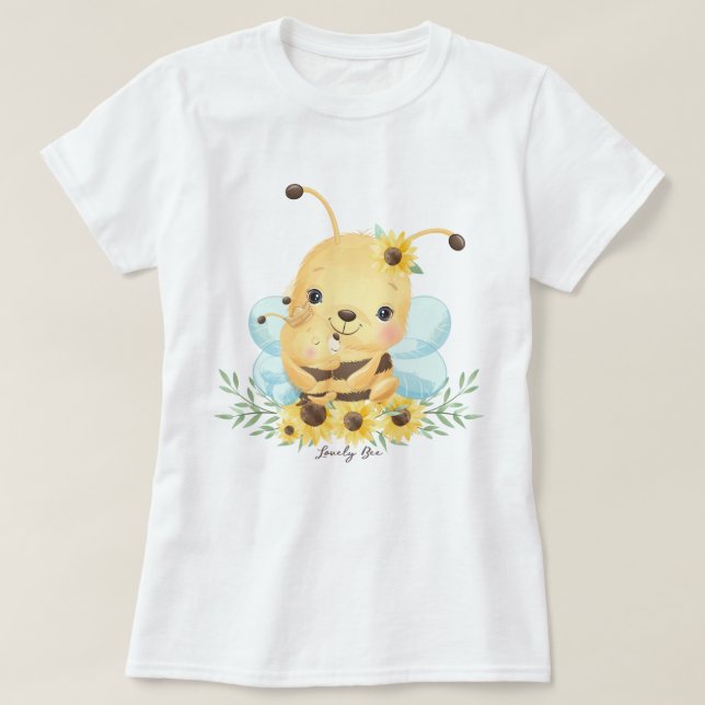 Camiseta Cute Bee (Diseño del anverso)