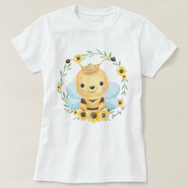 Camiseta Cute Bee (Diseño del anverso)