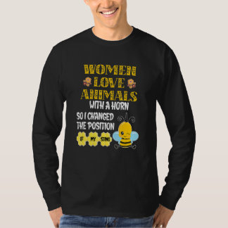 Camiseta Cute Bee Idea for Beekeeper Women Beekeeping Gag F