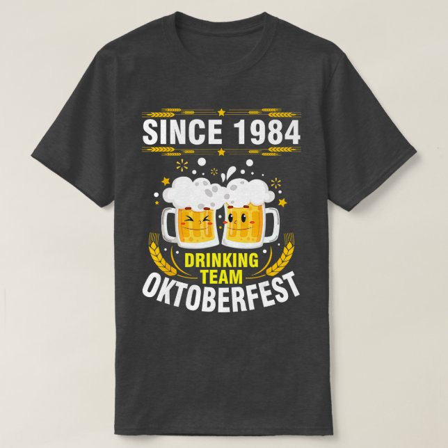 Camiseta Cute Beer Face Together Desde El Equipo De Bebidas (Diseño del anverso)