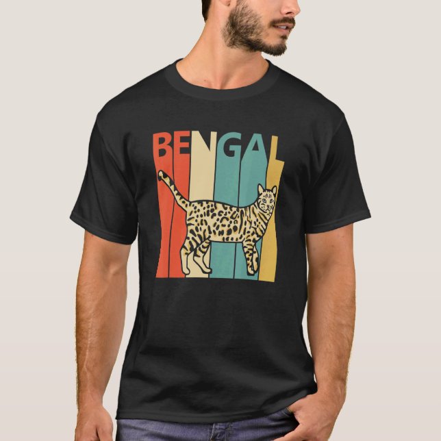 Camiseta Cute Bengal Cat (Anverso)