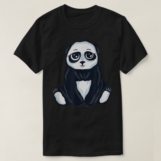 Camiseta Cute Big Eyes Panda Bear (Diseño del anverso)