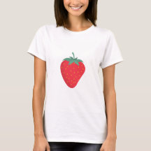 Camiseta Cute Big Strawberry