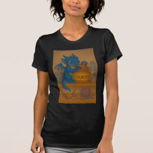 Camiseta Cute bigeye baby blue tormenta dragon galletas de 
