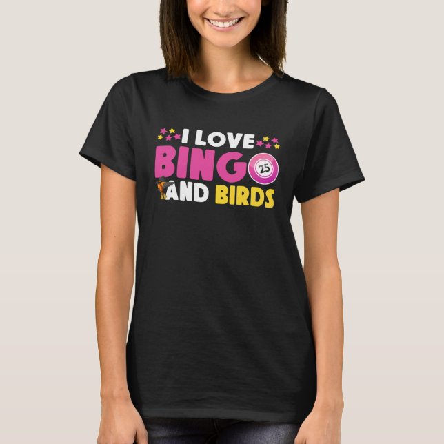 Camiseta Cute Bingo Design For Casino Game Bingo Lover (Anverso)