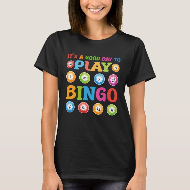 Camiseta Cute Bingo For Casino Game Bingo (Anverso)