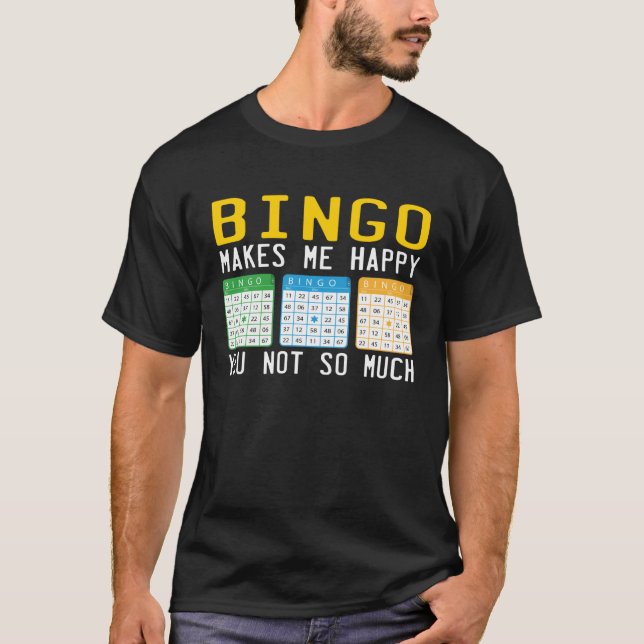 Camiseta Cute Bingo For Casino Game Bingo (Anverso)
