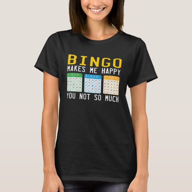 Camiseta Cute Bingo For Casino Game Bingo (Anverso)