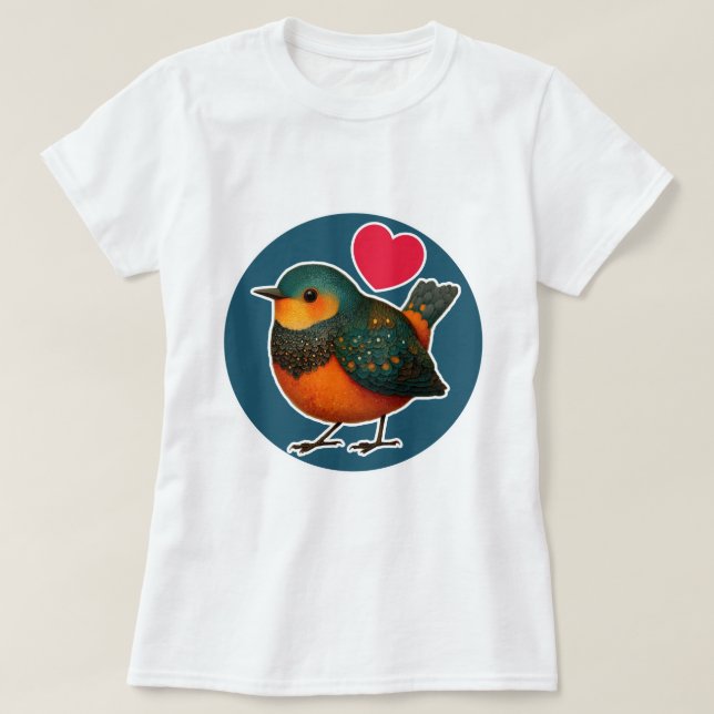 Camiseta Cute Bird (Diseño del anverso)