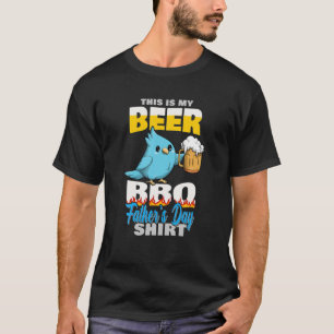 Camiseta Cute Bird Funny Bbq Grilling Beer Lover Padre D
