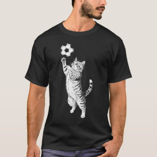 Camiseta Cute Black And White Vintage Tabby Cat Kitten