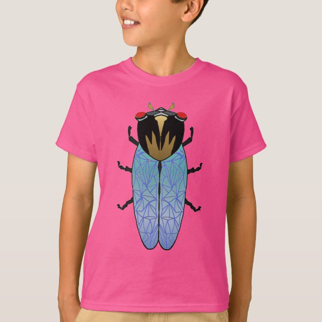 Camiseta Cute Black Cicada (Anverso)