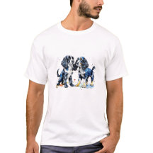 Cute Black Cocker Spaniel cachorros para los amant