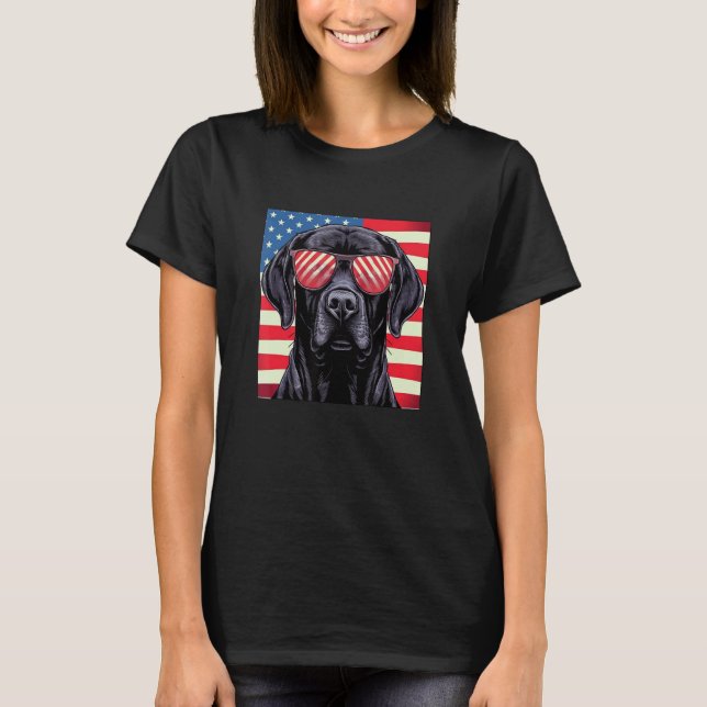 Camiseta Cute Black Lab Black Labrador Retriever Puppy Dog  (Anverso)