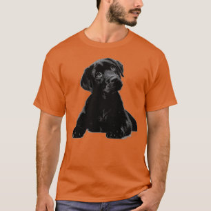 Camiseta Cute Black Lab Puppy Dog Animal Lover -gigapixel's