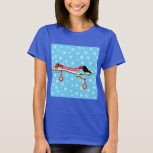 Camiseta Cute Blackbird Y Cardenal En Sucursal - MERRY XMAS